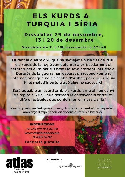 CURS: ELS KURDS A TURQUIA I SÍRIA. ÉS POSSIBLE LA CONVIVÈNCIA?