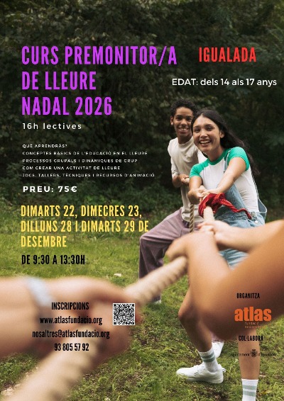  Curs de premonitores de lleure Nadal 2026