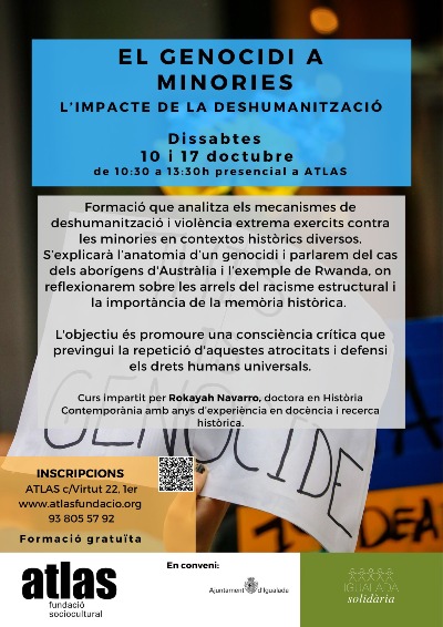 Curs: El genocidi a minories, l’impacte de la deshumanització